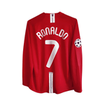 Manchester United Principal 07/08 - Manga Larga - Ronaldo 7